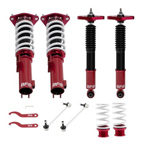JDMSPEED New Red Coilover Suspension Kits Adj Height Replacement For BMW 3-Series E92 E91 E90 2006-2013. . Bfo racing coilovers review
